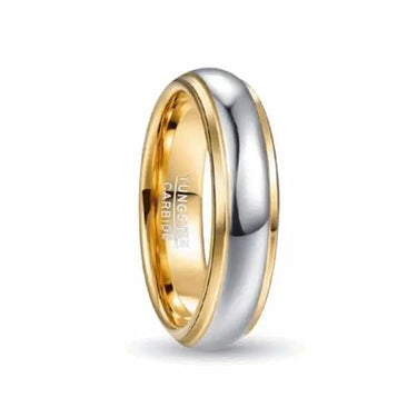 Orbit Rings Tungsten Carbide 7 Sphere Gold